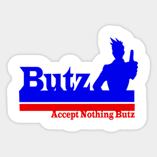 Larry Butz for President. Sticker